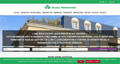 Desktop Screenshot of ouestresidentiel.com